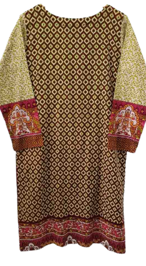 Needlez Embroidered Lawn 3 Piece Suit N-105