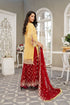 Lush Embroidered Chiffon 3 Piece Suit L-101