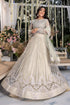 Azure Embroidered Net 3 piece suit Wedding Afsana
