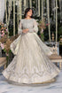 Azure Embroidered Net 3 piece suit Wedding Afsana
