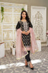Lush Embroidered Organza 3 Piece Suit L-109