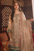 Maria B Embroidered Zari 3 Piece Suit  Off White with Sea Green BD-2507