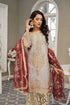 Lush Embroidered Organza 3 Piece Suit L-119